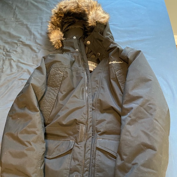 Black Eddie Bauer Winter Coat - Picture 2 of 6